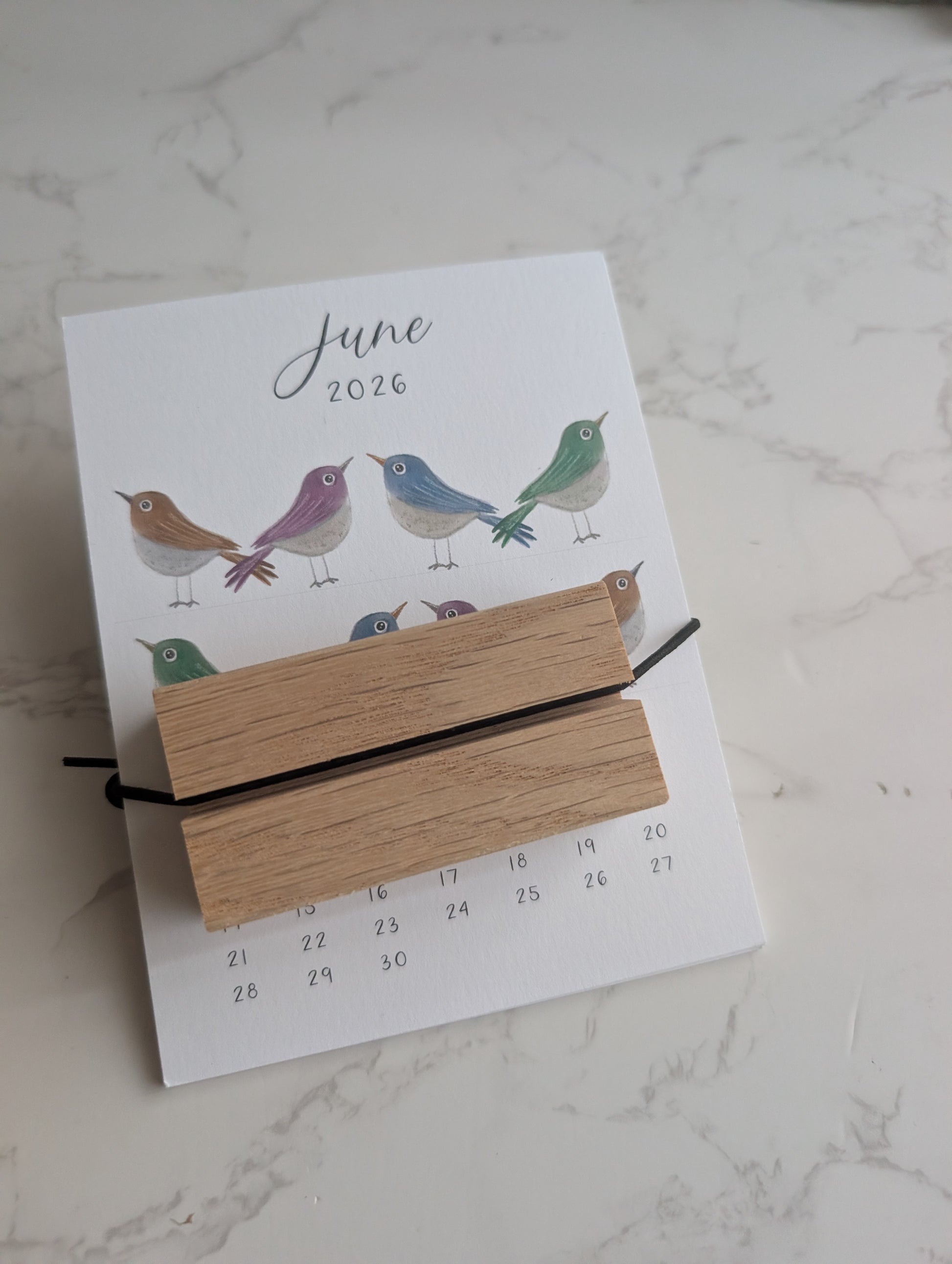 2026 Calendar | Jun-Dec | Desktop | Watercolor Design