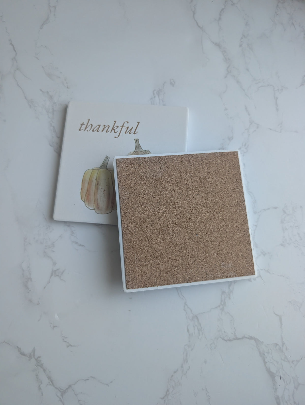 Holiday Ceramic Coaster, Original Watercolor, Mix & Match