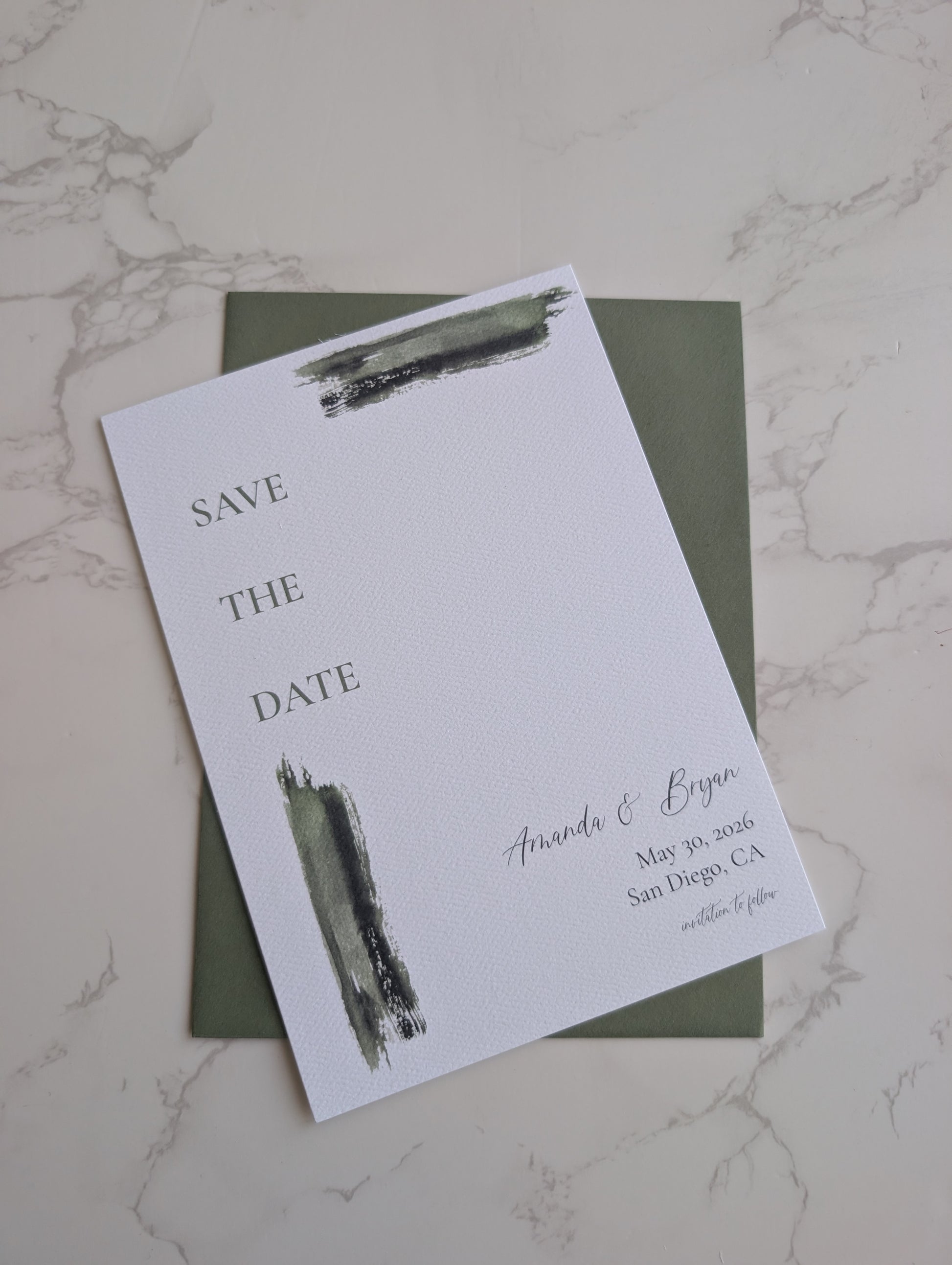 Save the Date | Paint Suite | Wedding Watercolor