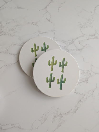 Coaster | Ceramic | Round | 2ct. | Watercolor