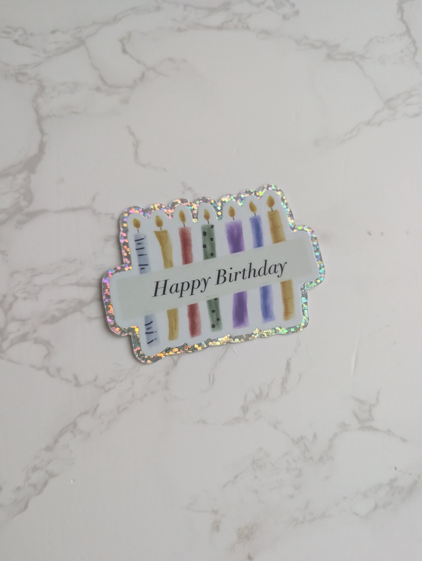 Stickers | Glitter | 3" x 2"