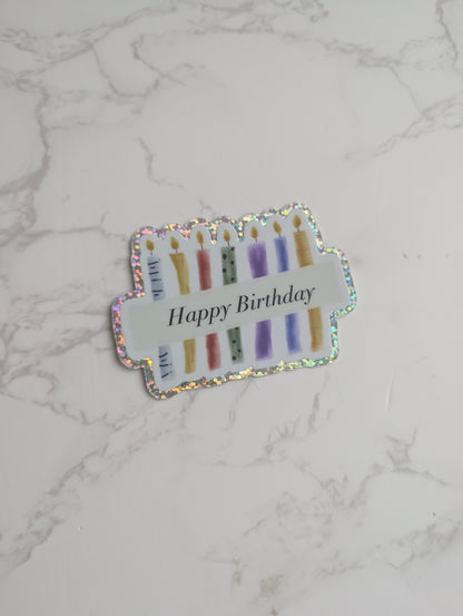 Stickers | Glitter | 3" x 2"