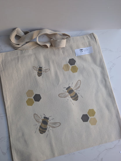 Canvas Tote Bag | 13.5" square