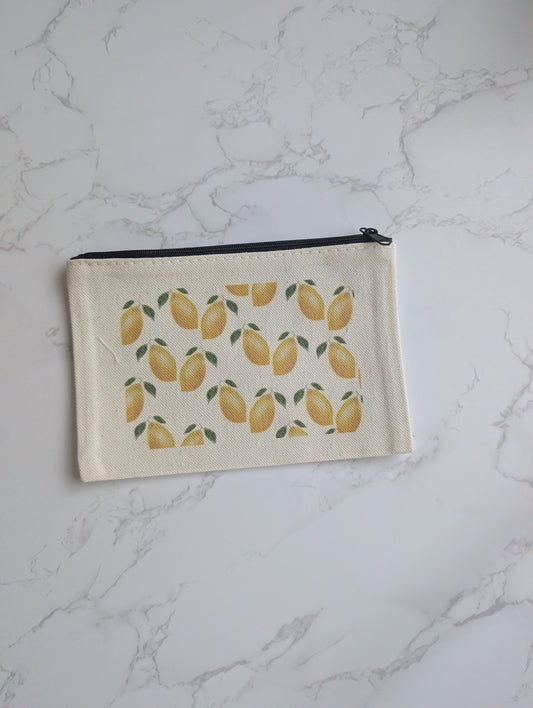 Zipper Pouch | Canvas | Travel  Pouch | Pencil Case