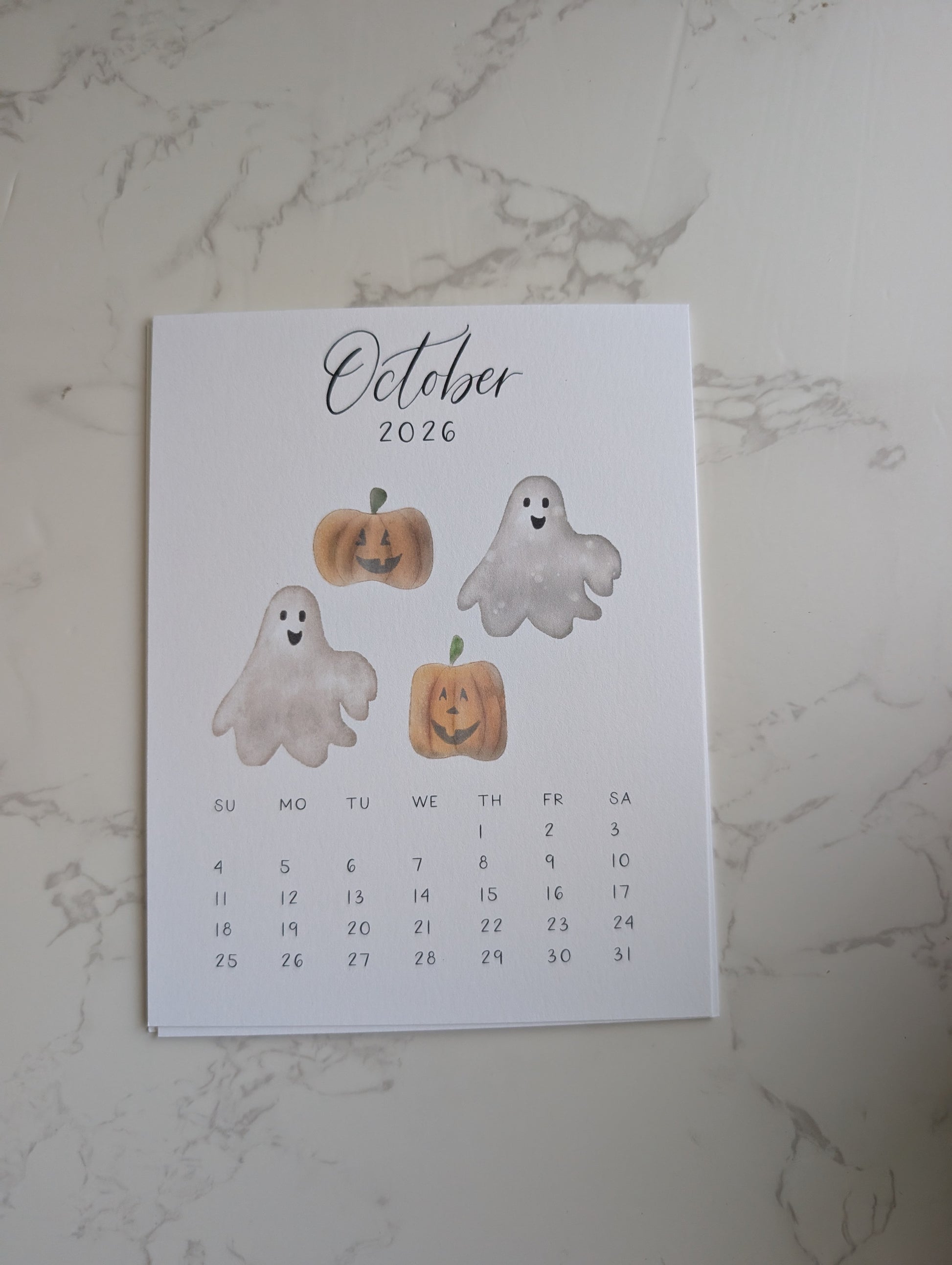 2026 Calendar | Jun-Dec | Desktop | Watercolor Design