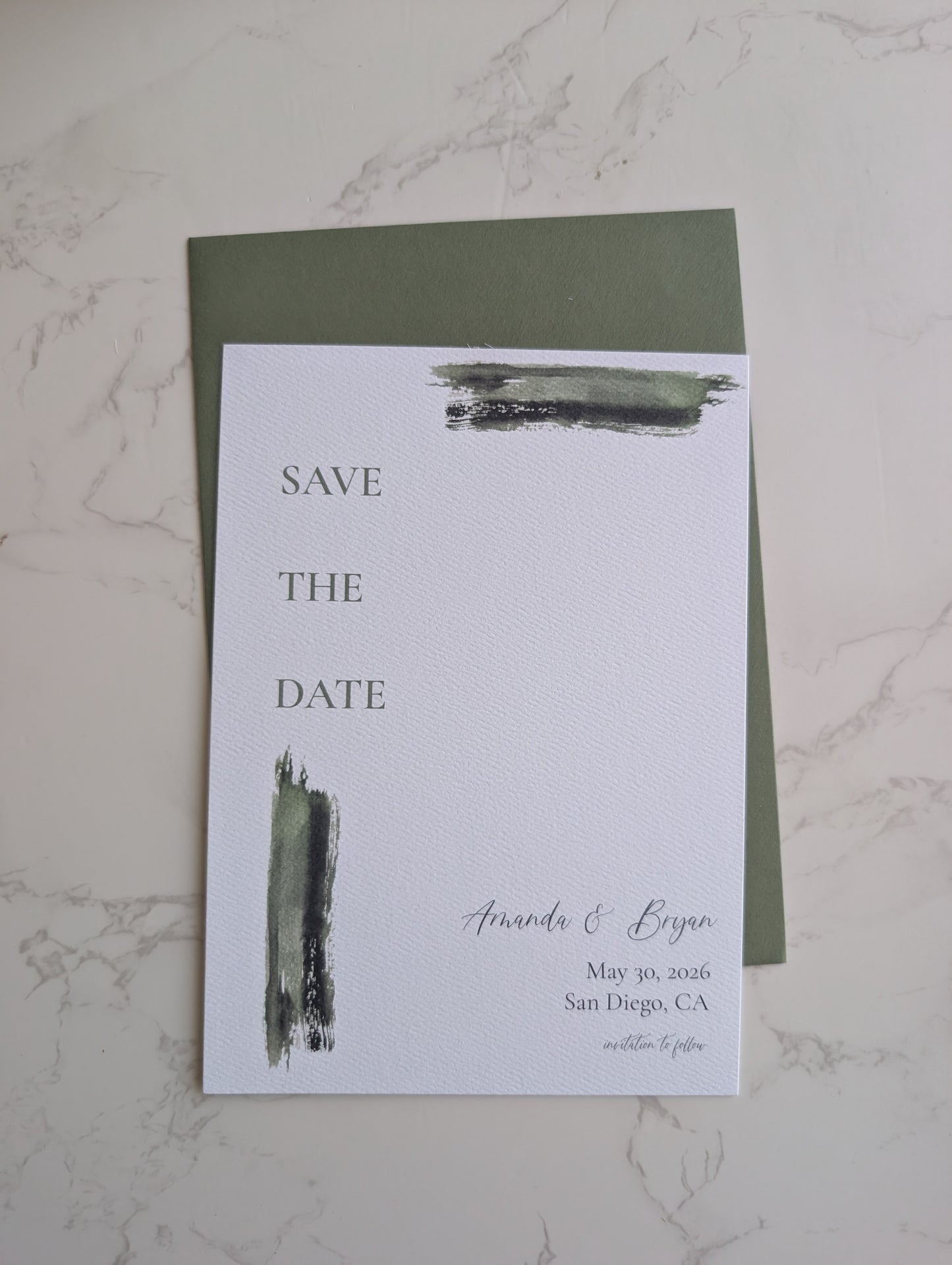 Save the Date | Paint Suite | Wedding Watercolor