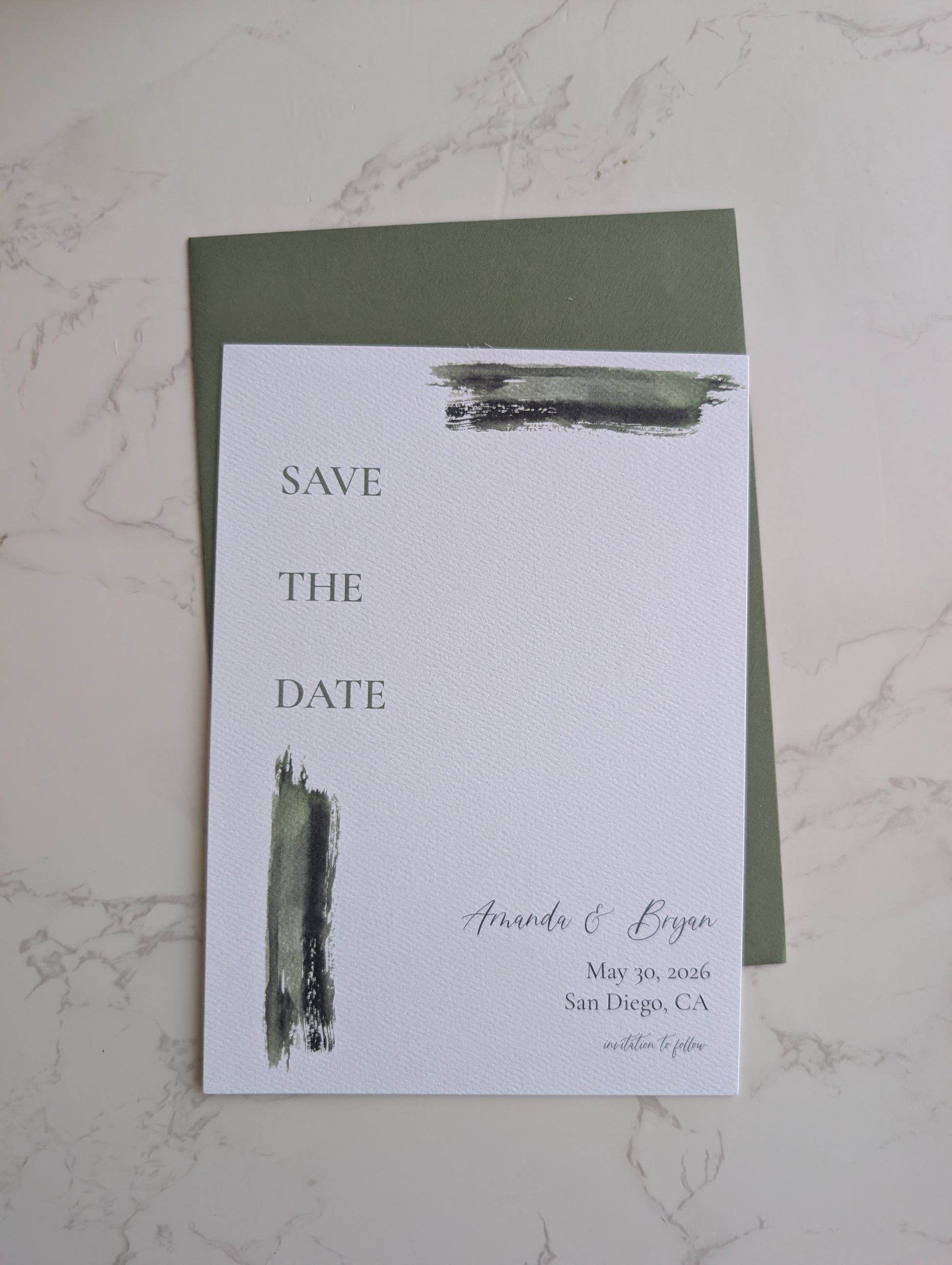 Save the Date | Paint Suite | Wedding Watercolor