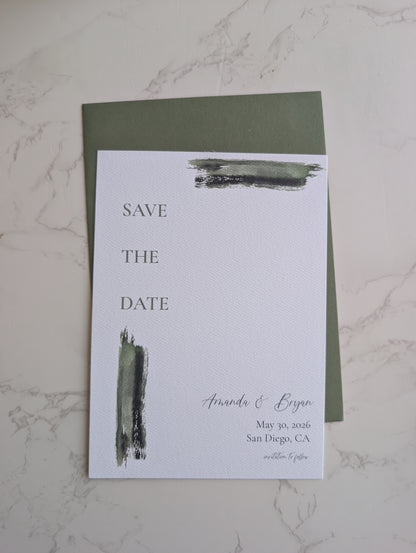 Save the Date | Paint Suite | Wedding Watercolor