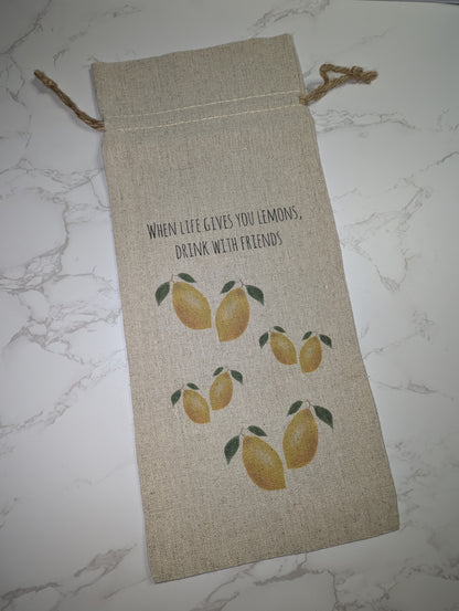 Wine Bag - Linen