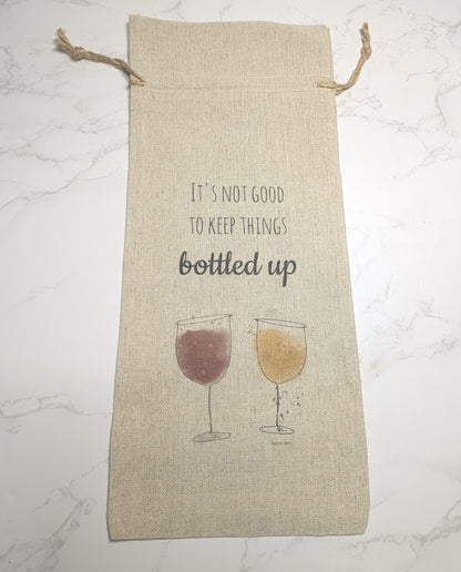 Wine Bag - Linen