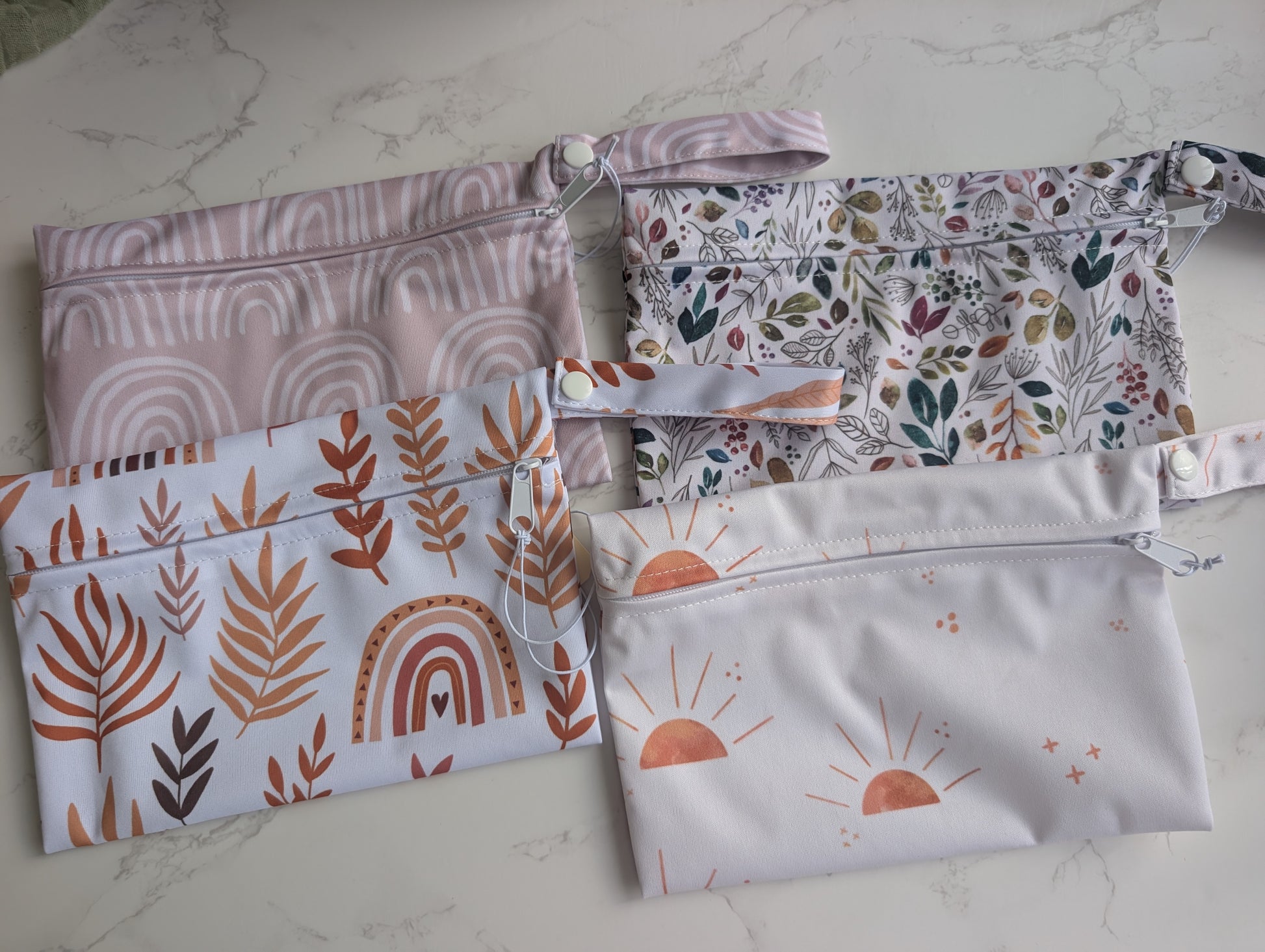 Wet Dry Bag | Zipper Pouch | Button Clasp