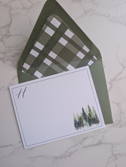 Monogram Card Lined Envelope Discontinued