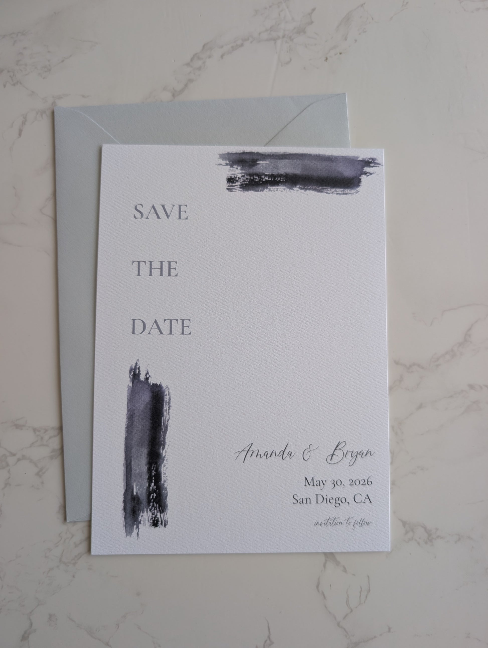 Save the Date | Paint Suite | Wedding Watercolor