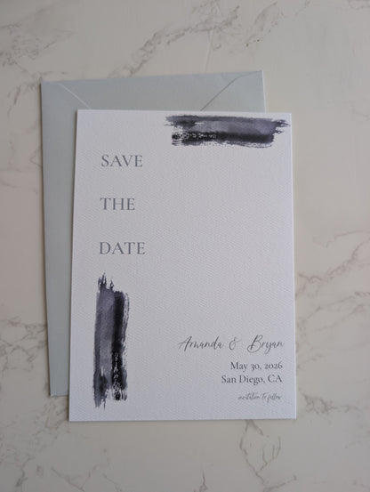 Save the Date | Paint Suite | Wedding Watercolor