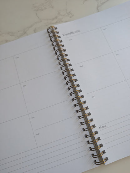 Planner | Annual | 5.5 x 8.5 | Blank dated
