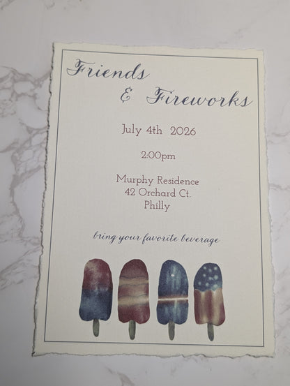 4th of July | Invitation Suite | A7 (5x7)