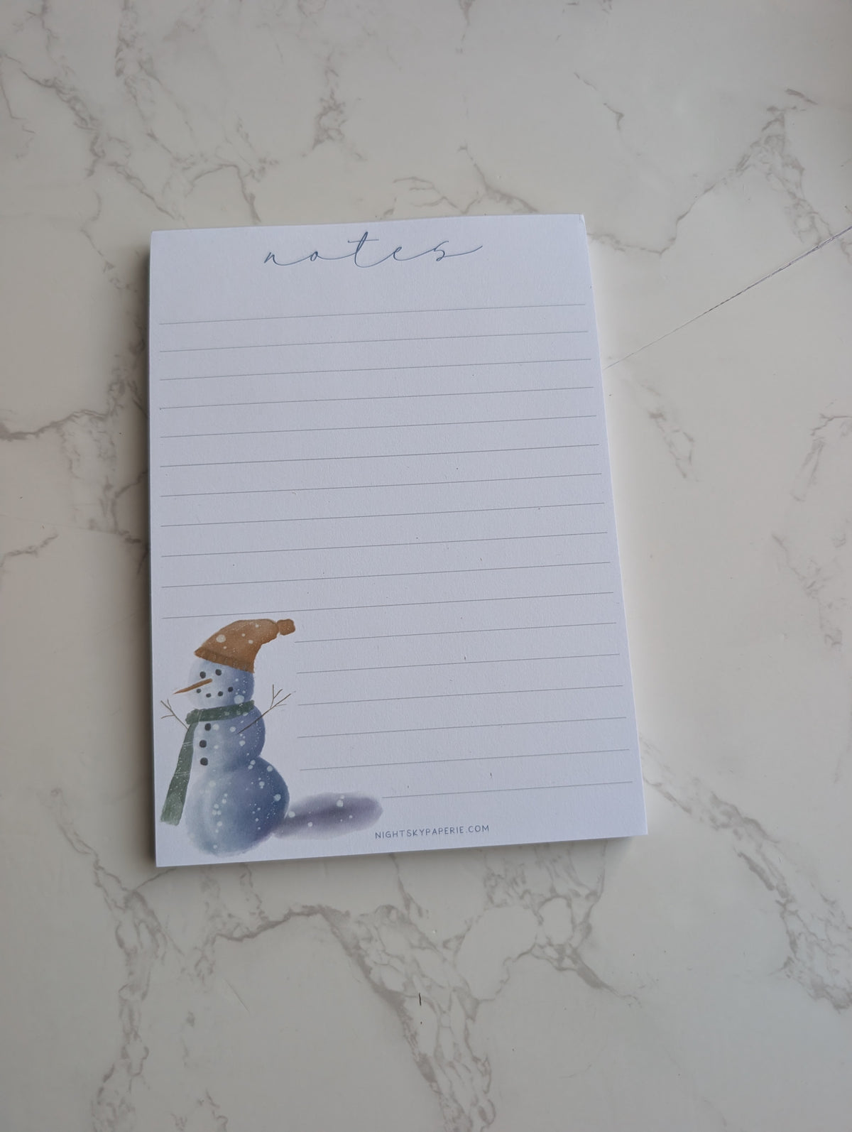 Notepad, Christmas, Winter, Holiday, 50 sheets