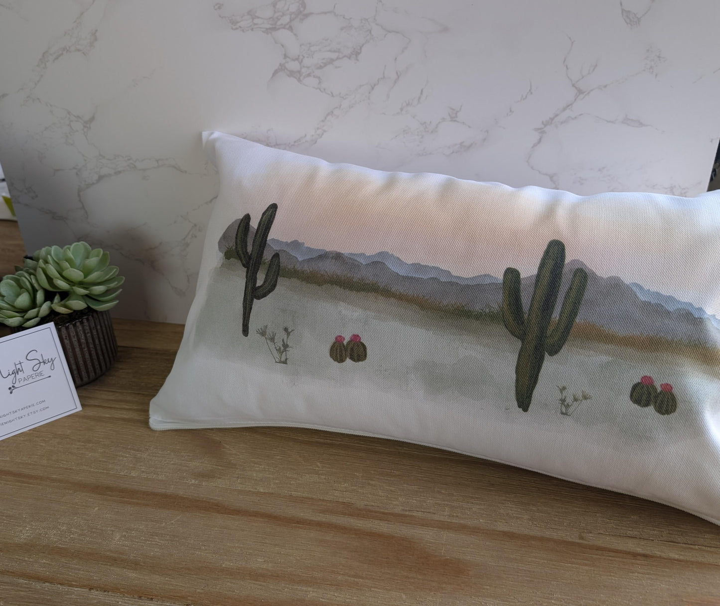 Pillow | Canvas | 12" x 18" | 18" x 18" | Watercolor