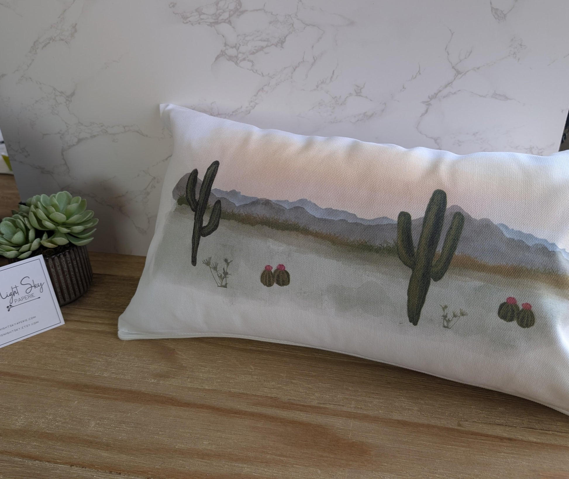 Pillow | Canvas | 12" x 18" | 18" x 18" | Watercolor