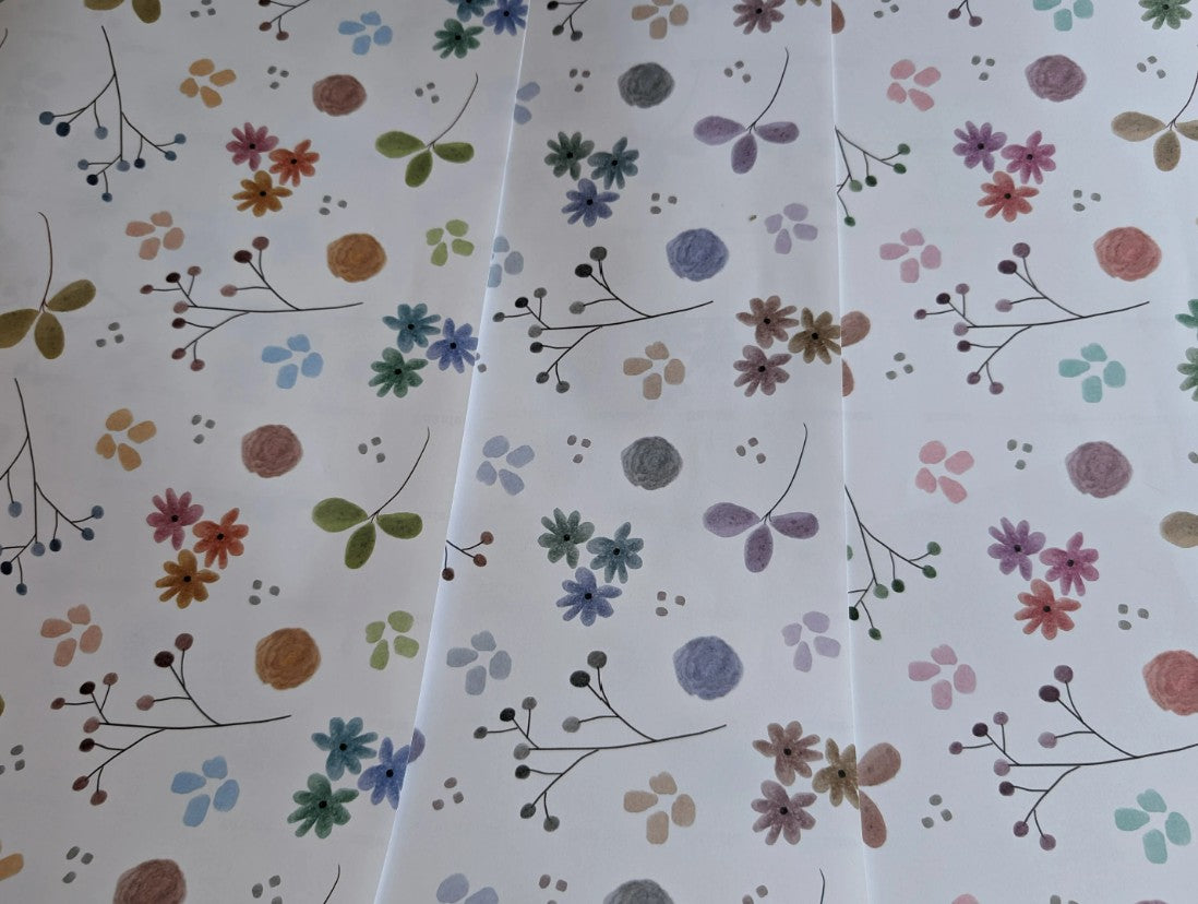 Floral Pattern Gift Wrap