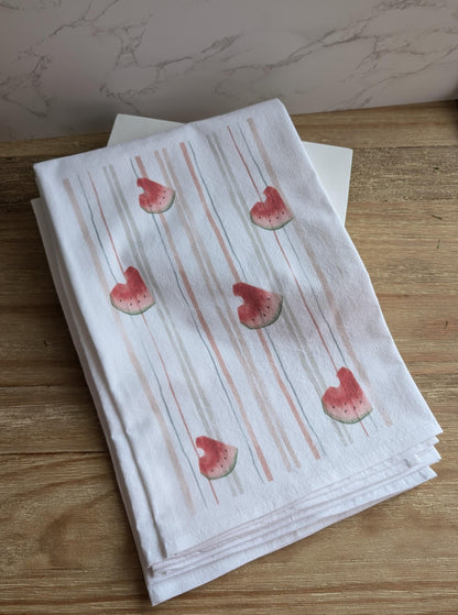 Tea Towel | Cotton | 27x27 | 15x20 | Watercolor